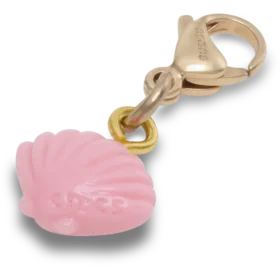 Colgante Jibbitz™ de concha rosa