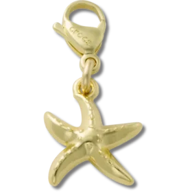 Colgante Jibbitz™ de estrella de mar dorada