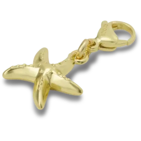 Colgante Jibbitz™ de estrella de mar dorada