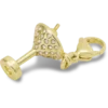 Colgante Jibbitz™ de martini dorado