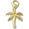 Colgante Jibbitz™ de palmera dorada