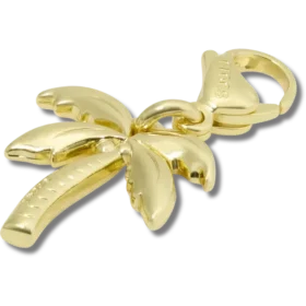 Colgante Jibbitz™ de palmera dorada
