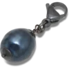 Colgante Jibbitz™ de perla SMT plateada y negra Colgante Jibbitz™ de perla SMT plateada y negra