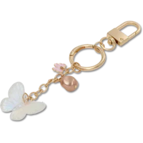 Colgante para bolsos con mariposas