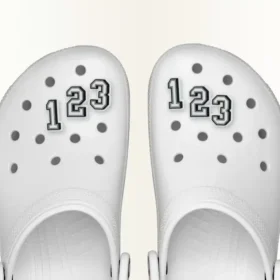Colgante para zapatos Jibbitz con el número 0