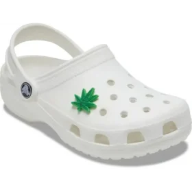 Colgante para zapatos Jibbitz con hoja de cáñamo