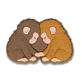 Colgante para zapatos Jibbitz «Punch the Monkey and His Bestie»
