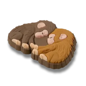 Colgante para zapatos Jibbitz «Punch the Monkey and His Bestie»