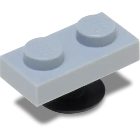 Colgantes Jibbitz 4Lw gris claro, 1×2