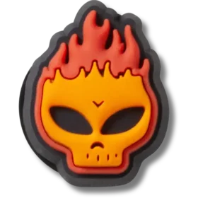 Colgantes Jibbitz™ «Calavera en llamas»