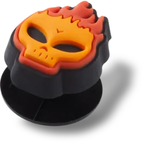 Colgantes Jibbitz™ «Calavera en llamas»