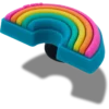 Colgantes Jibbitz™ «Colores del arcoíris»