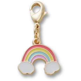 Colgantes Jibbitz™ con diseño de arcoíris