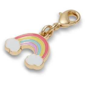 Colgantes Jibbitz™ con diseño de arcoíris