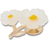 Colgantes Jibbitz™ con diseño de flor blanca