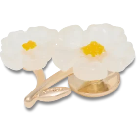 Colgantes Jibbitz™ con diseño de flor blanca