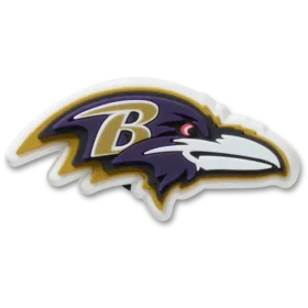 Colgantes Jibbitz™ con el logotipo de los Baltimore Ravens de la NFL