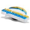 Colgantes Jibbitz™ con el logotipo de los Chargers de Los Ángeles de la NFL