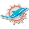 Colgantes Jibbitz™ con el logotipo de los Miami Dolphins de la NFL