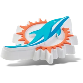 Colgantes Jibbitz™ con el logotipo de los Miami Dolphins de la NFL