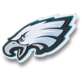Colgantes Jibbitz™ con el logotipo de los Philadelphia Eagles de la NFL
