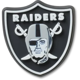 Colgantes Jibbitz™ con el logotipo de los Raiders de Las Vegas de la NFL