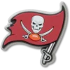 Colgantes Jibbitz™ con el logotipo de los Tampa Bay Buccaneers de la NFL