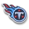 Colgantes Jibbitz™ con el logotipo de los Tennessee Titans de la NFL