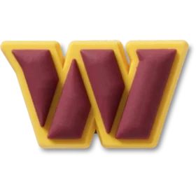 Colgantes Jibbitz™ con el logotipo de los Washington Commanders de la NFL