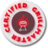 Colgantes Jibbitz con insignia de «Maestro de la parrilla» certificado