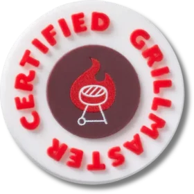 Colgantes Jibbitz con insignia de «Maestro de la parrilla» certificado