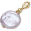 Colgantes Jibbitz™ con perla rosa