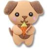 Colgantes Jibbitz «Cutie Ice Cream Puppy»
