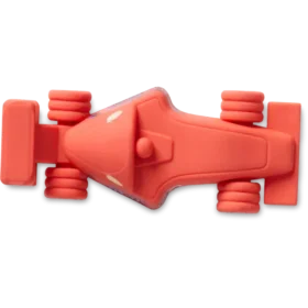 Colgantes Jibbitz™ de auto de carreras rojo en 3D