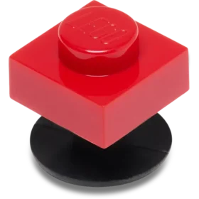 Colgantes Jibbitz™ de baldosa roja 1×1 4Lw