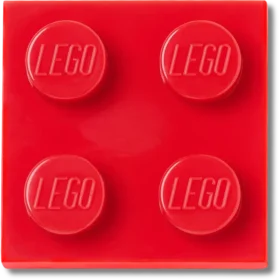 Colgantes Jibbitz™ de baldosa roja Lego® 2×2