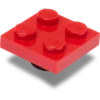 Colgantes Jibbitz™ de baldosa roja Lego® 2×2 Colgantes Jibbitz™ de baldosa roja Lego® 2×2