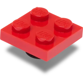 Colgantes Jibbitz™ de baldosa roja Lego® 2×2