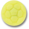 Colgantes Jibbitz™ de balón de fútbol amarillo que se ilumina Colgantes Jibbitz™ de balón de fútbol amarillo que se ilumina