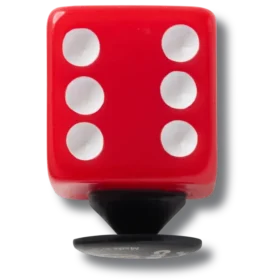 Colgantes Jibbitz™ de dado rojo