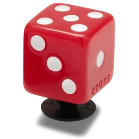 Colgantes Jibbitz™ de dado rojo