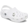Colgantes Jibbitz™ de doble corazón plateado Colgantes Jibbitz™ de doble corazón plateado
