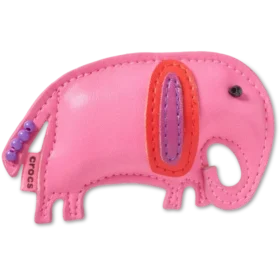Colgantes Jibbitz™ de elefante de imitación de cuero