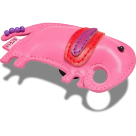 Colgantes Jibbitz™ de elefante de imitación de cuero