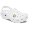 Colgantes Jibbitz™ de estrella con gemas SMT plateadas y verdes Colgantes Jibbitz™ de estrella con gemas SMT plateadas y verdes