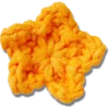 Colgantes Jibbitz™ de estrella naranja tejidos a mano Colgantes Jibbitz™ de estrella naranja tejidos a mano