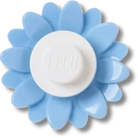 Colgantes Jibbitz™ de flor azul 4Lw