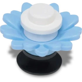 Colgantes Jibbitz™ de flor azul 4Lw