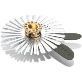 Colgantes Jibbitz™ de flor con lentejuelas plateadas