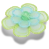 Colgantes Jibbitz™ de flor de malla verde
